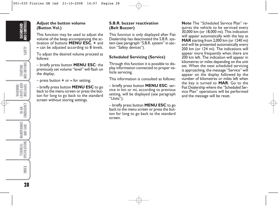 FIAT Qubo User Manual | Page 29 / 202