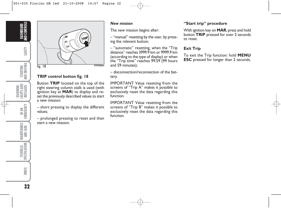 FIAT Qubo User Manual | Page 33 / 202