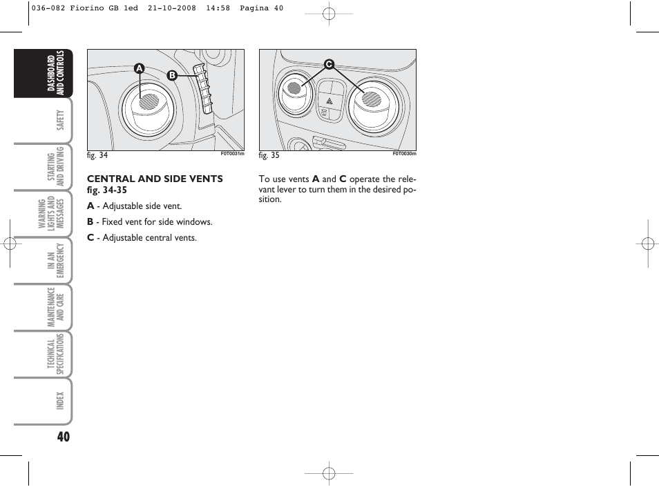 FIAT Qubo User Manual | Page 41 / 202