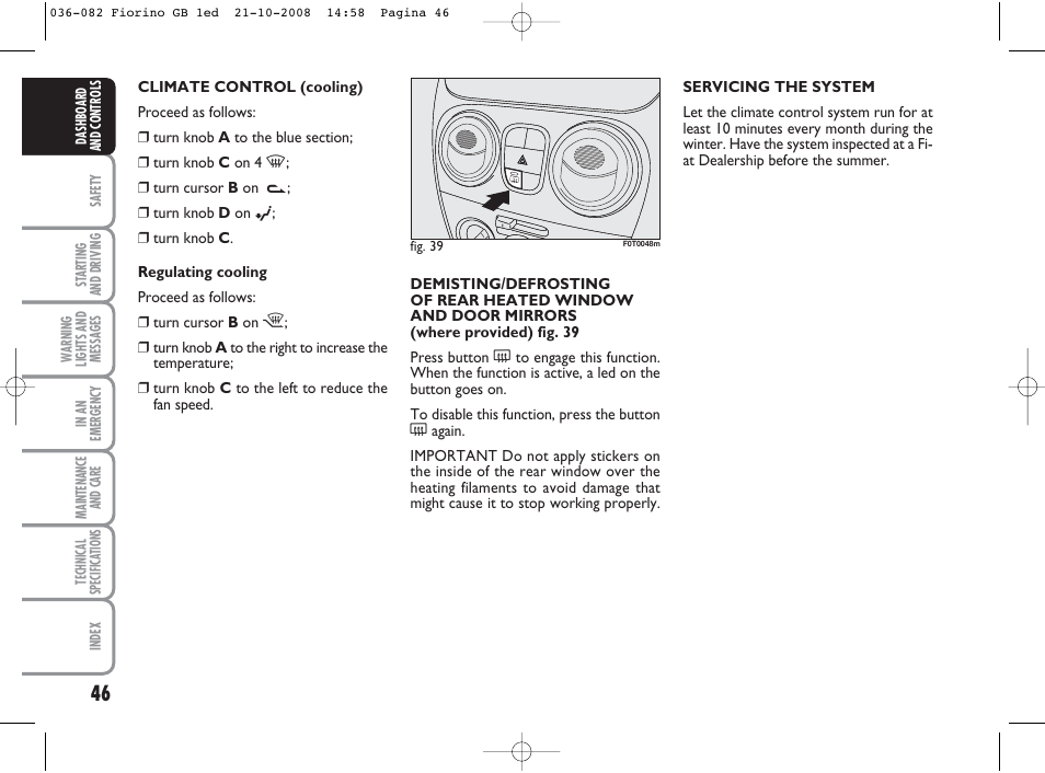 FIAT Qubo User Manual | Page 47 / 202