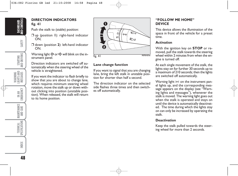 FIAT Qubo User Manual | Page 49 / 202