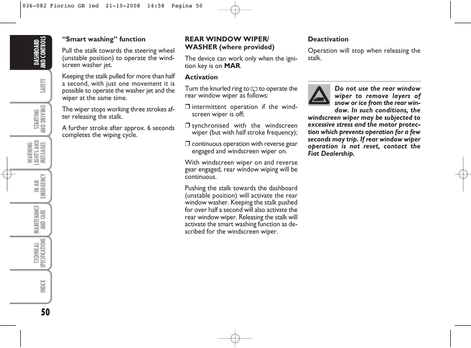 FIAT Qubo User Manual | Page 51 / 202