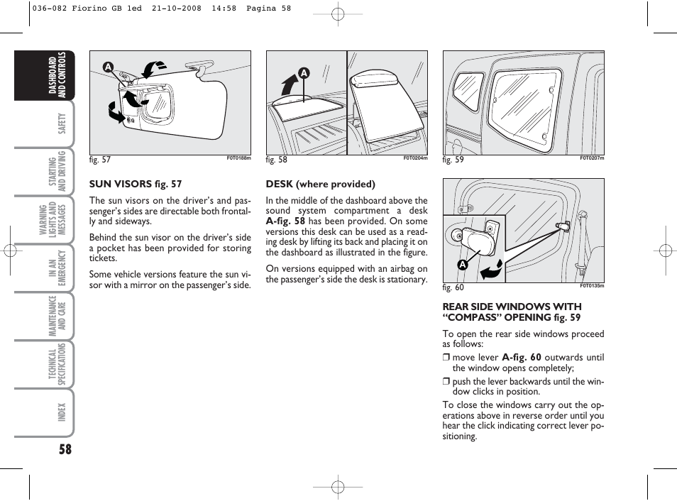 FIAT Qubo User Manual | Page 59 / 202