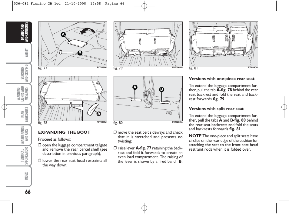 FIAT Qubo User Manual | Page 67 / 202