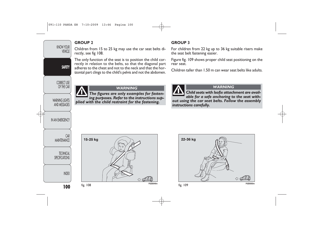 FIAT Panda Classic User Manual | Page 101 / 226