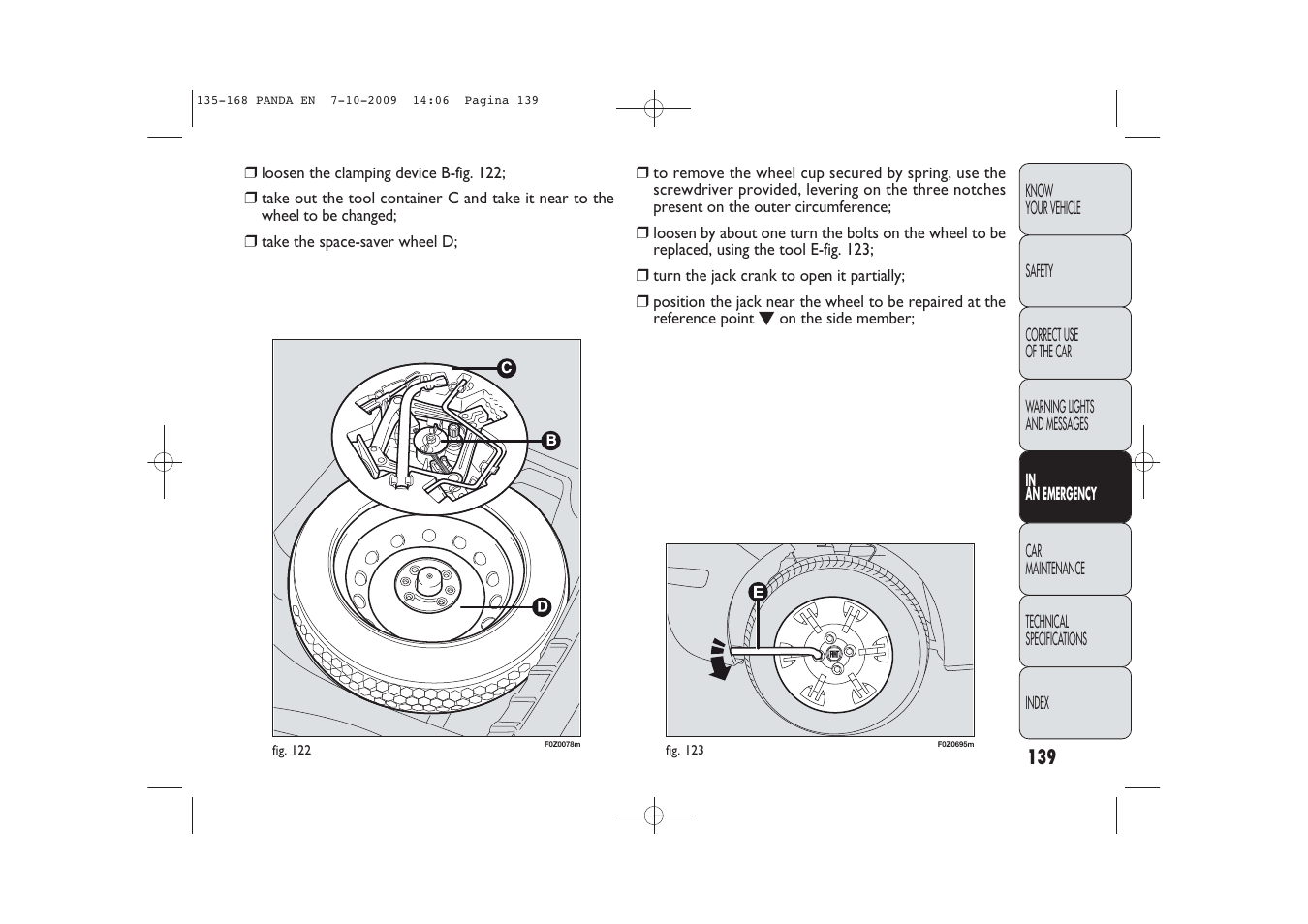 FIAT Panda Classic User Manual | Page 140 / 226