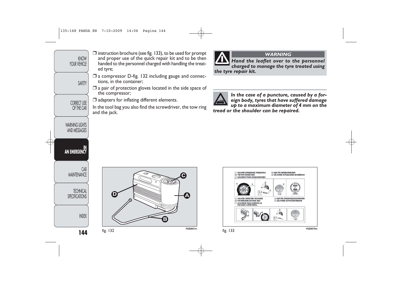 FIAT Panda Classic User Manual | Page 145 / 226
