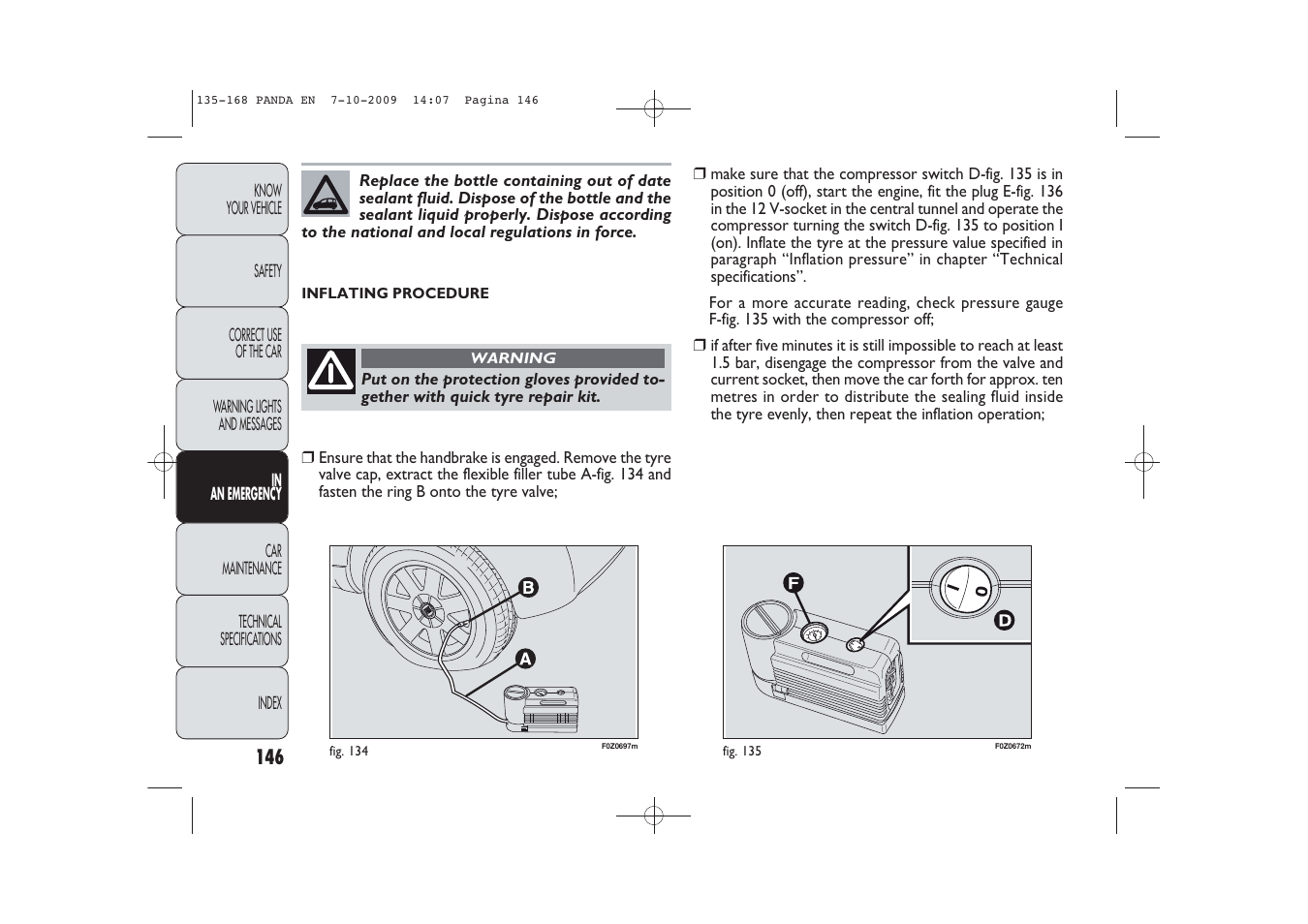 FIAT Panda Classic User Manual | Page 147 / 226