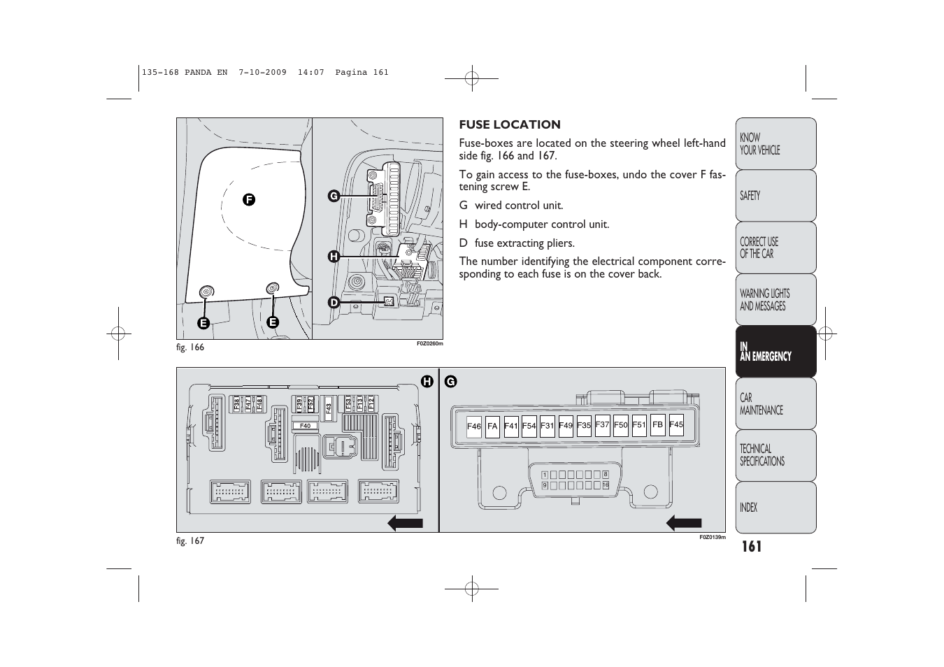 FIAT Panda Classic User Manual | Page 162 / 226