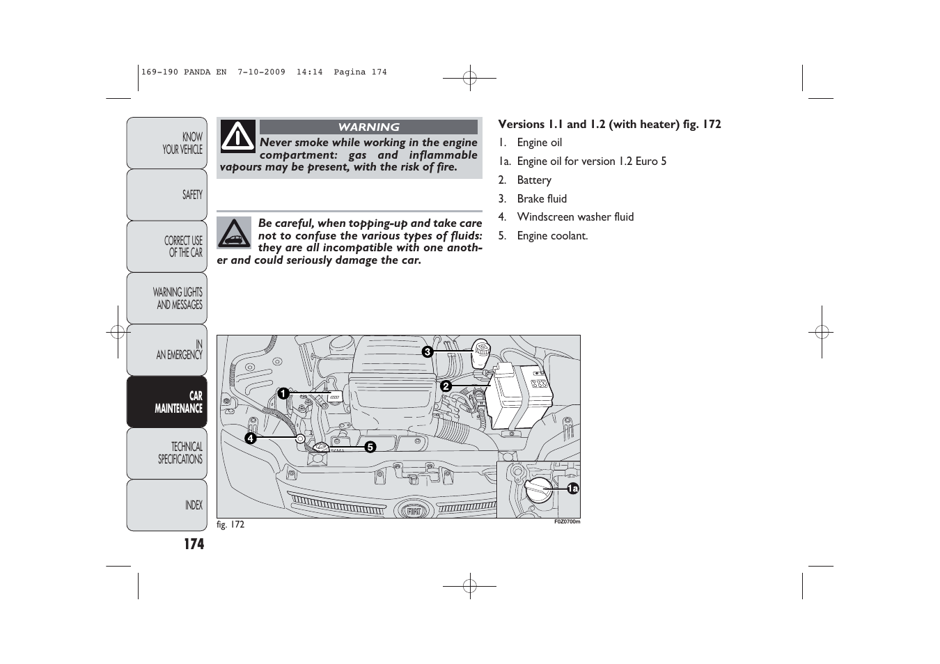 FIAT Panda Classic User Manual | Page 175 / 226