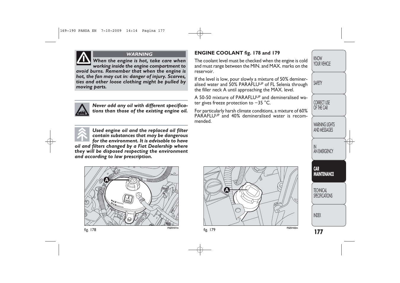 FIAT Panda Classic User Manual | Page 178 / 226
