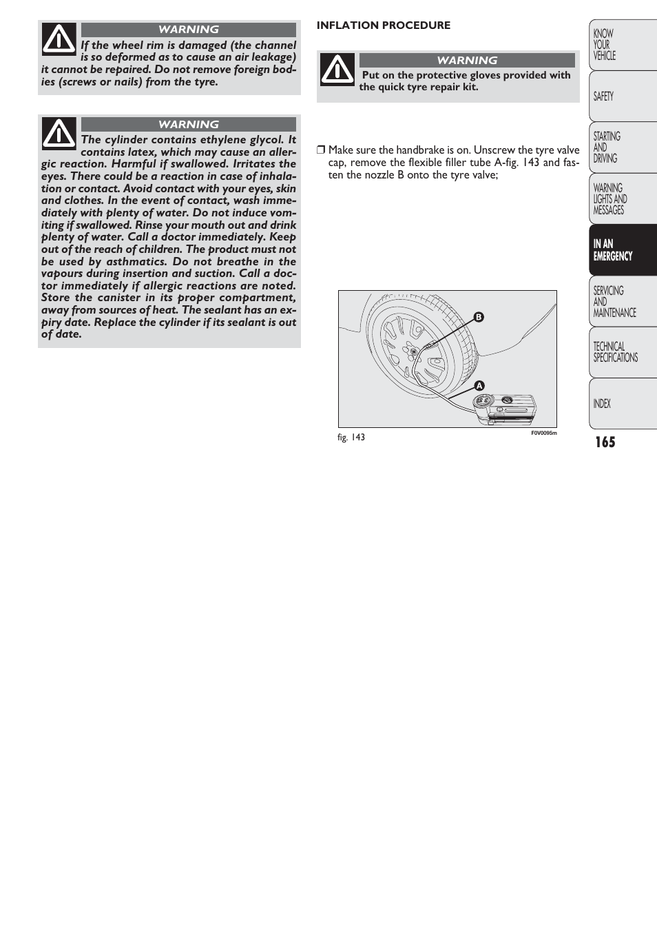 FIAT Nuovo Doblo' Panorama User Manual | Page 166 / 274