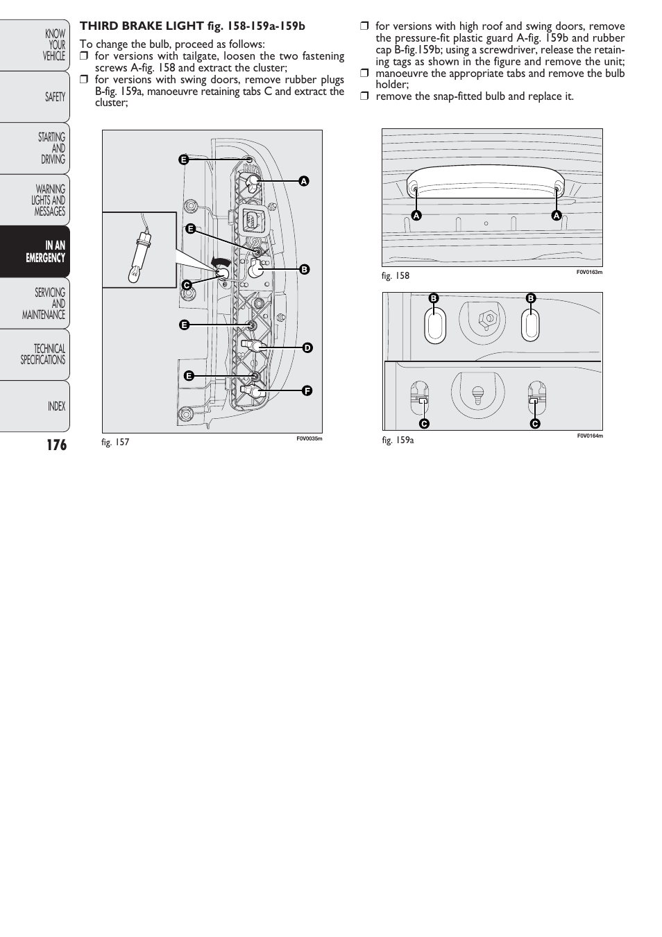 FIAT Nuovo Doblo' Panorama User Manual | Page 177 / 274