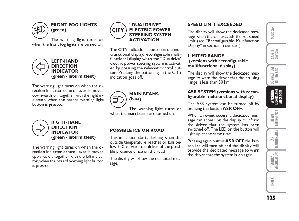 FIAT 500 User Manual | Page 106 / 186