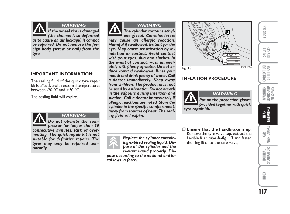 FIAT 500 User Manual | Page 118 / 186