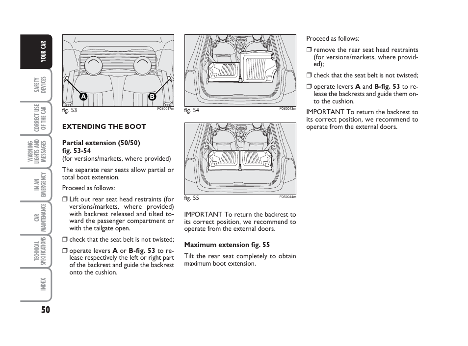 FIAT 500 User Manual | Page 51 / 186