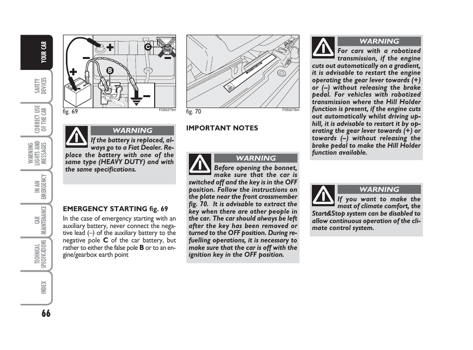 FIAT 500 User Manual | Page 67 / 186