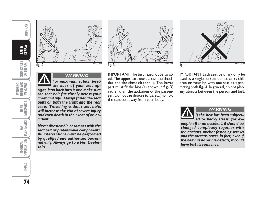 FIAT 500 User Manual | Page 75 / 186