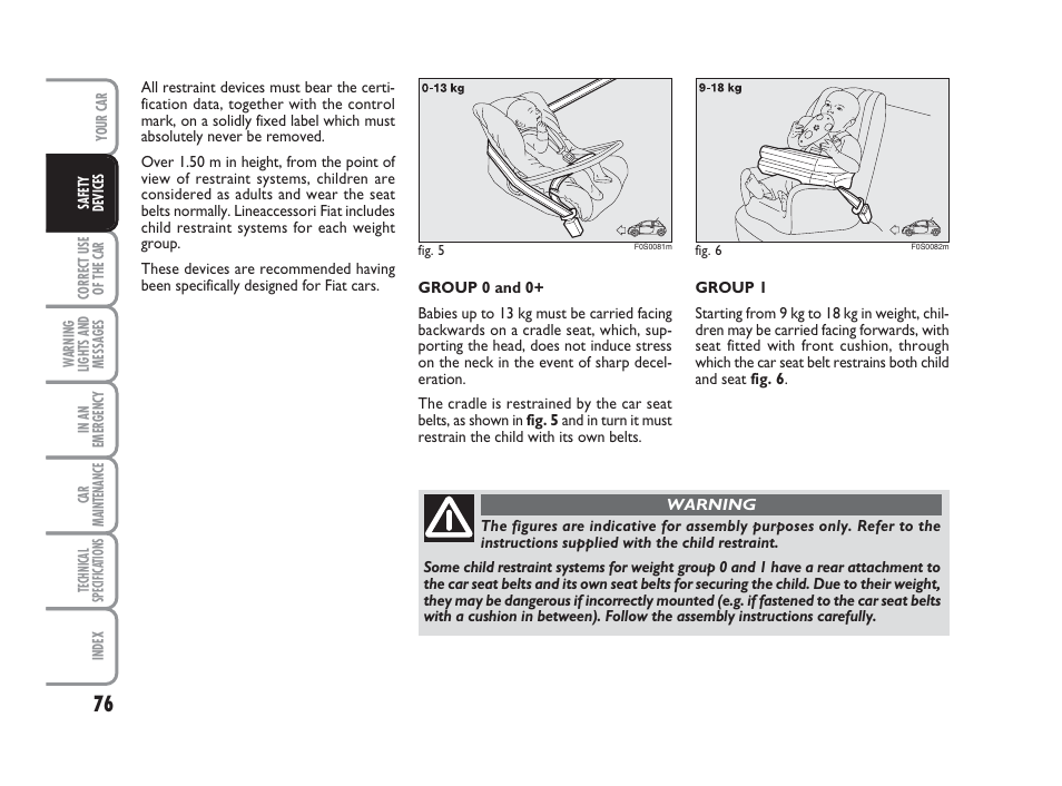 FIAT 500 User Manual | Page 77 / 186