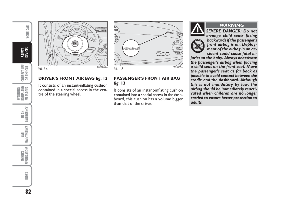 FIAT 500 User Manual | Page 83 / 186