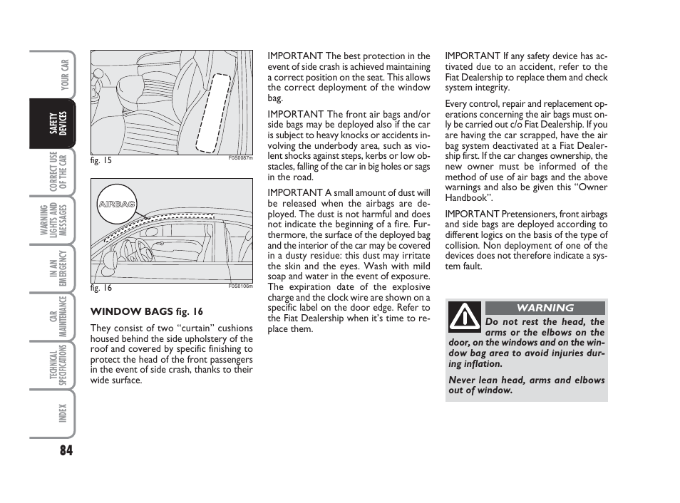 FIAT 500 User Manual | Page 85 / 186