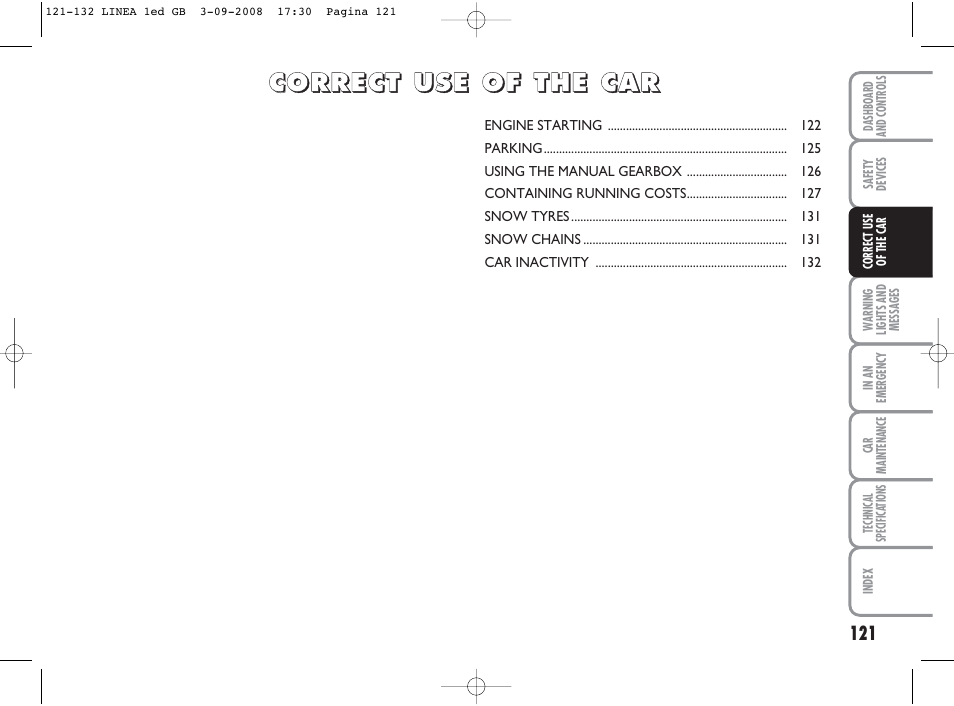 FIAT Linea User Manual | Page 122 / 234