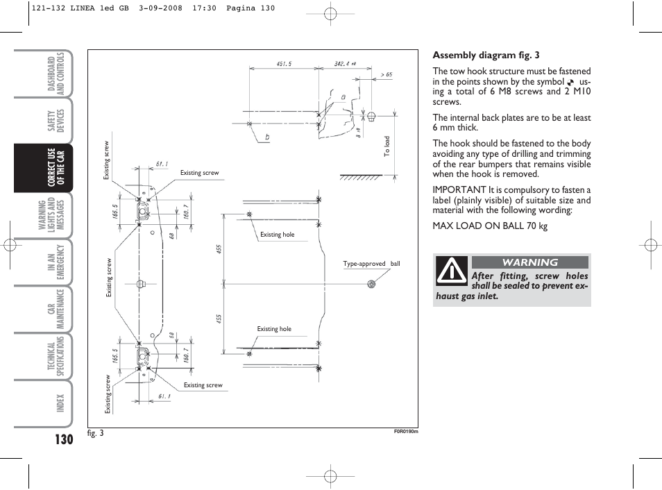 FIAT Linea User Manual | Page 131 / 234