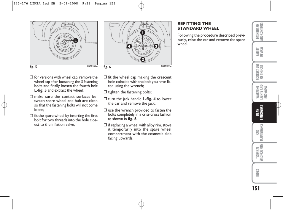 FIAT Linea User Manual | Page 152 / 234