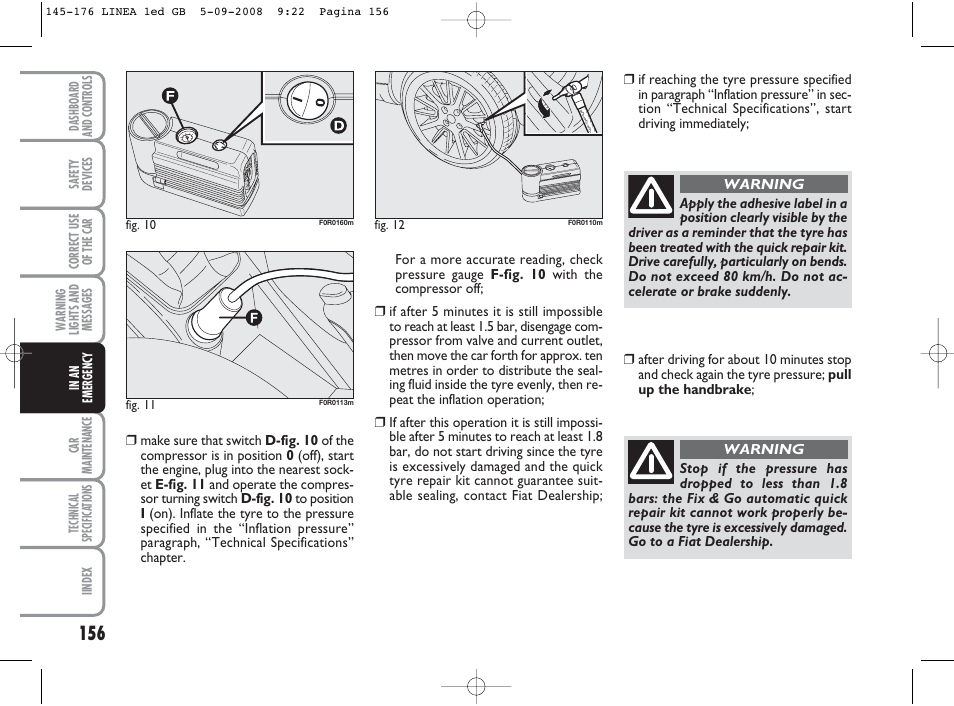 FIAT Linea User Manual | Page 157 / 234