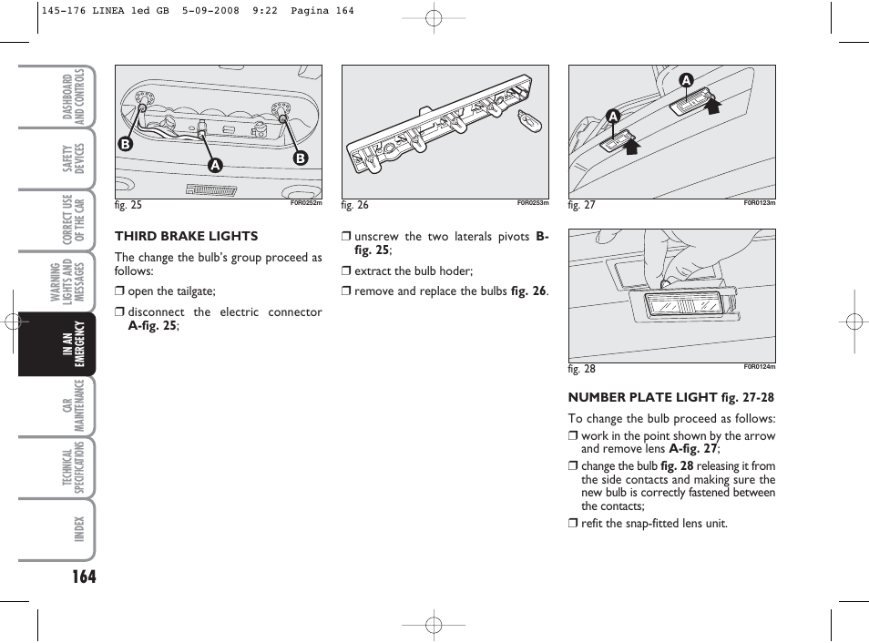 FIAT Linea User Manual | Page 165 / 234