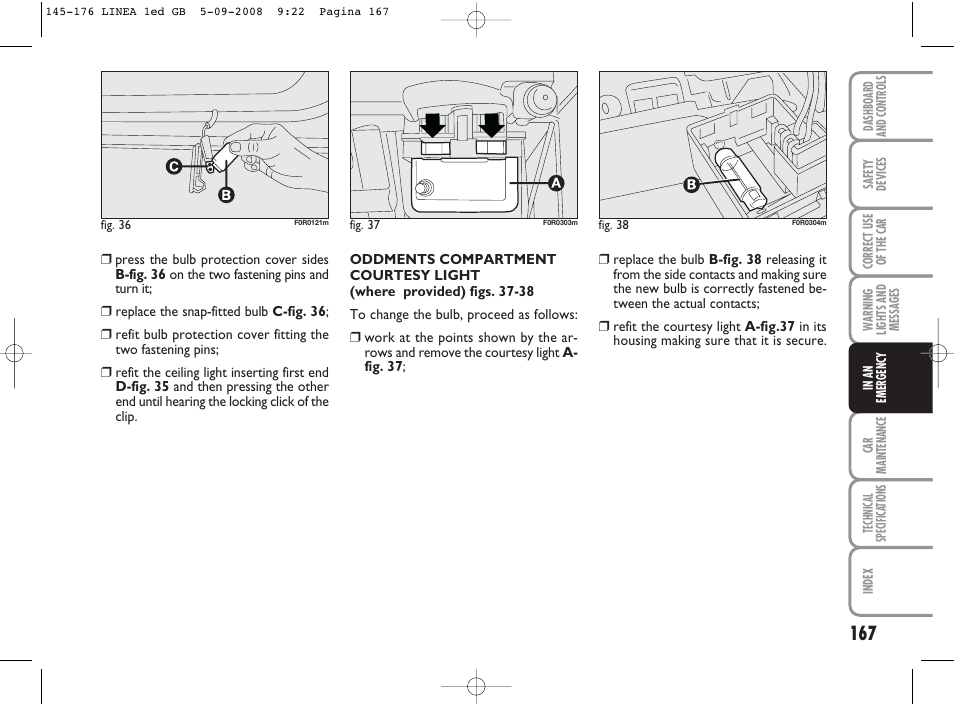 FIAT Linea User Manual | Page 168 / 234