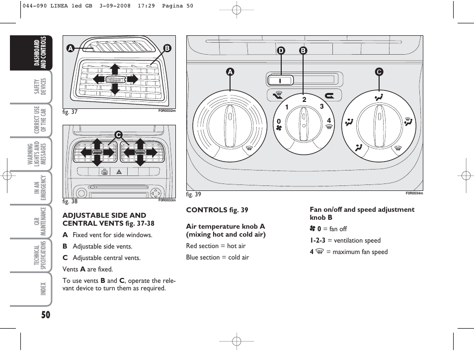 FIAT Linea User Manual | Page 51 / 234