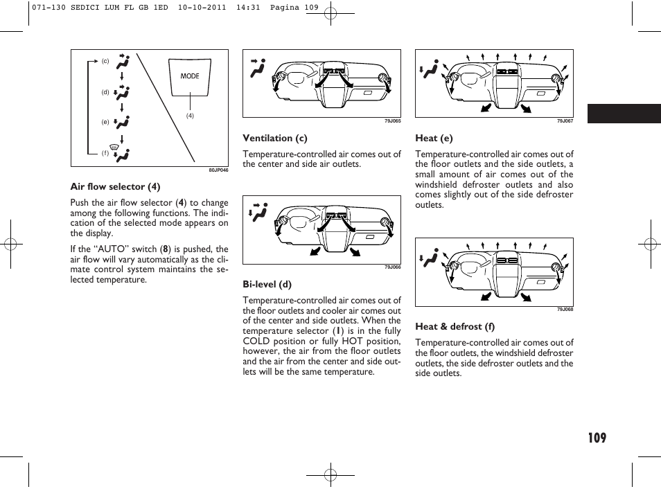 FIAT Sedici User Manual | Page 113 / 279