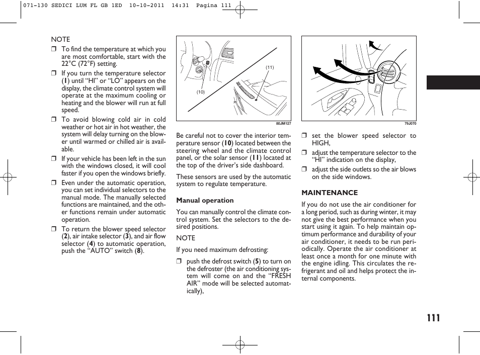 FIAT Sedici User Manual | Page 115 / 279