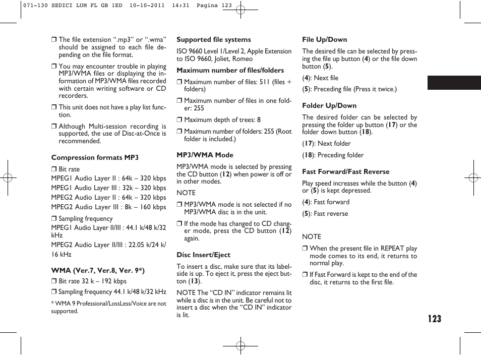 FIAT Sedici User Manual | Page 127 / 279