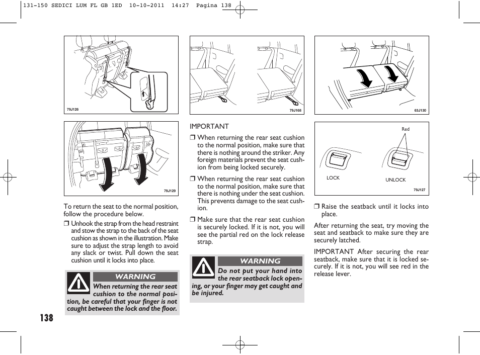 FIAT Sedici User Manual | Page 142 / 279