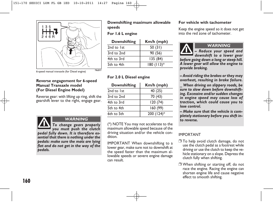 FIAT Sedici User Manual | Page 164 / 279