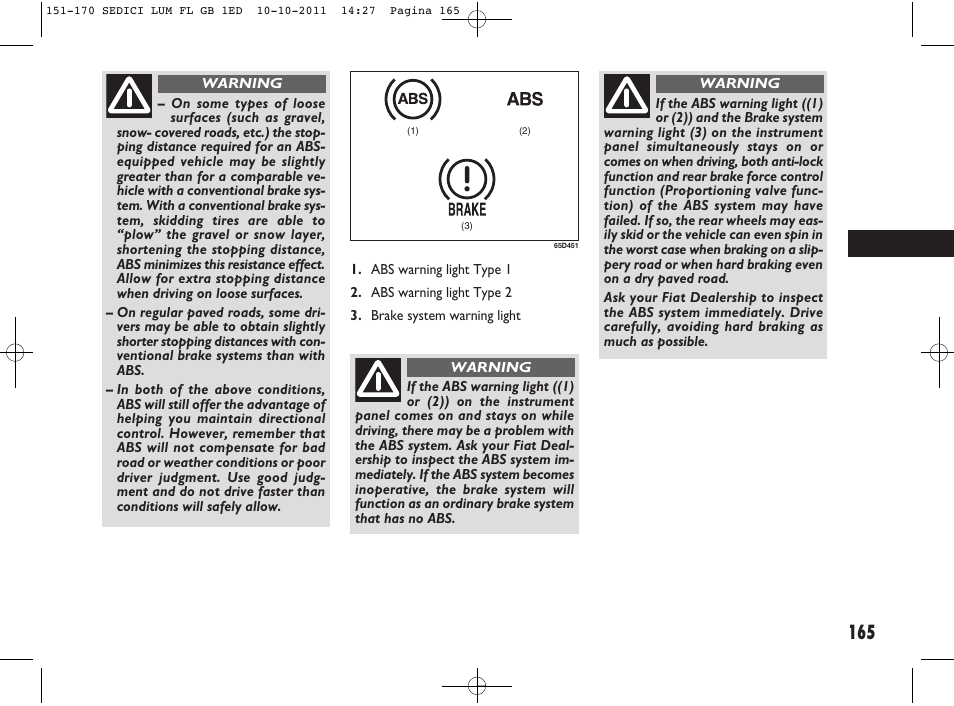 FIAT Sedici User Manual | Page 169 / 279