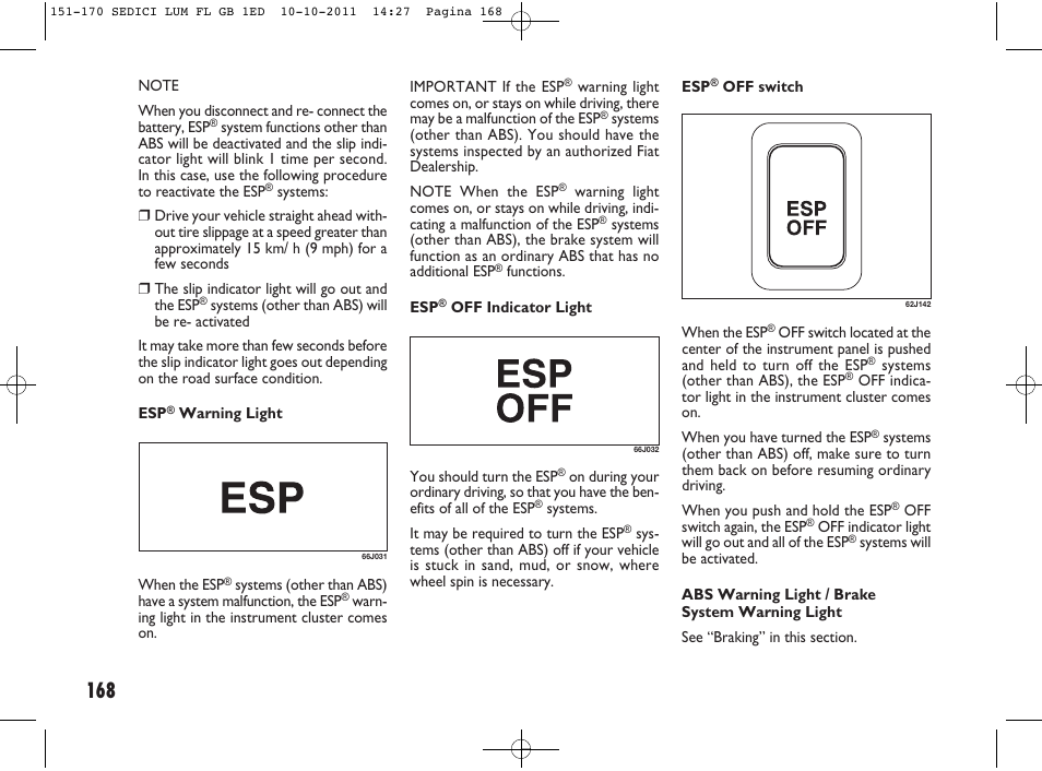 FIAT Sedici User Manual | Page 172 / 279