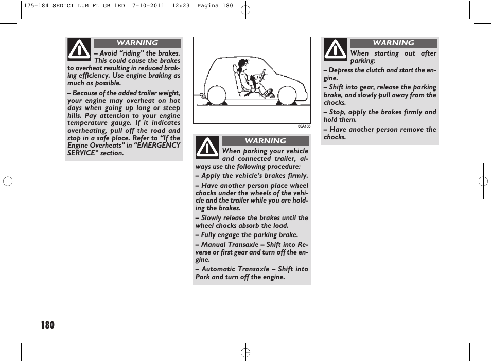 FIAT Sedici User Manual | Page 184 / 279