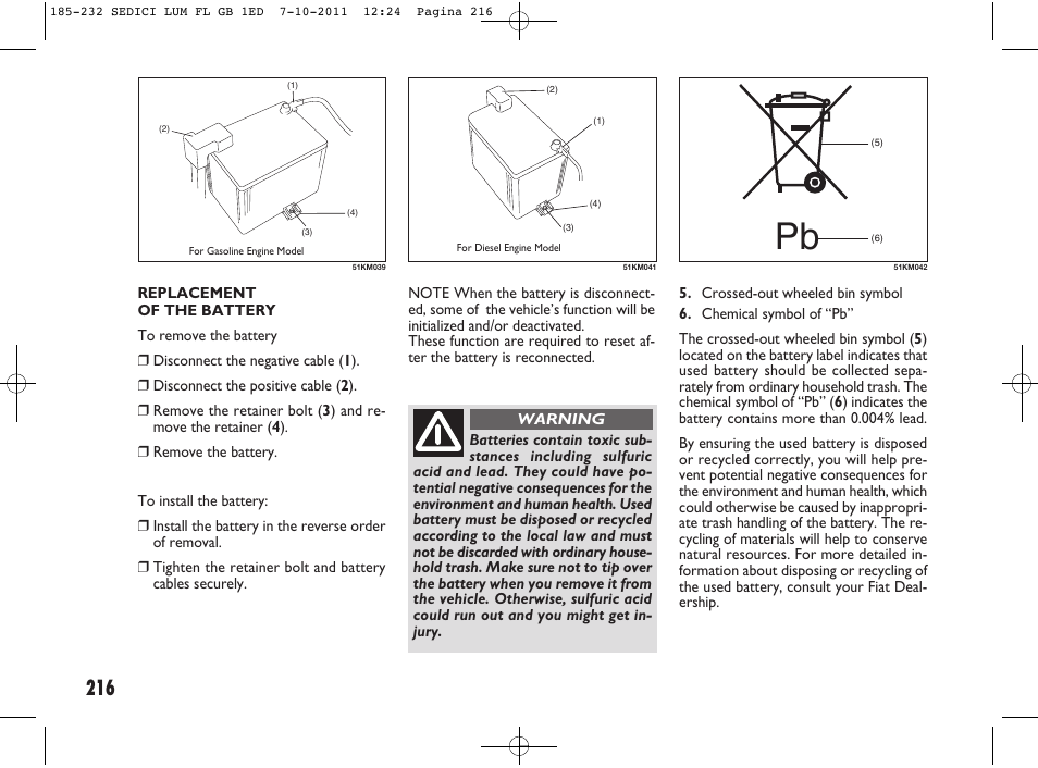 FIAT Sedici User Manual | Page 220 / 279