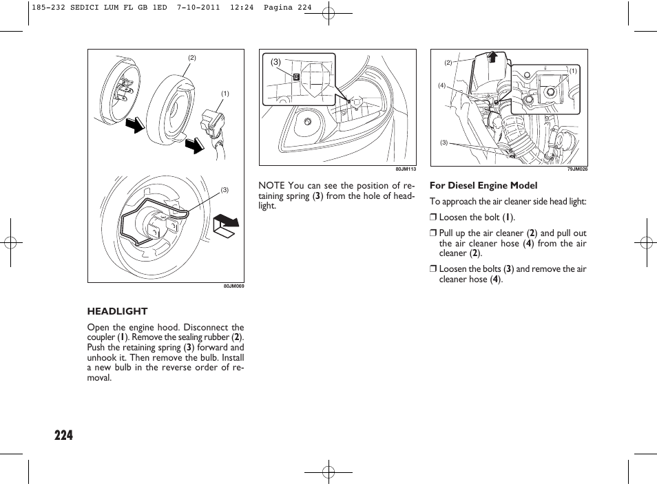 FIAT Sedici User Manual | Page 228 / 279