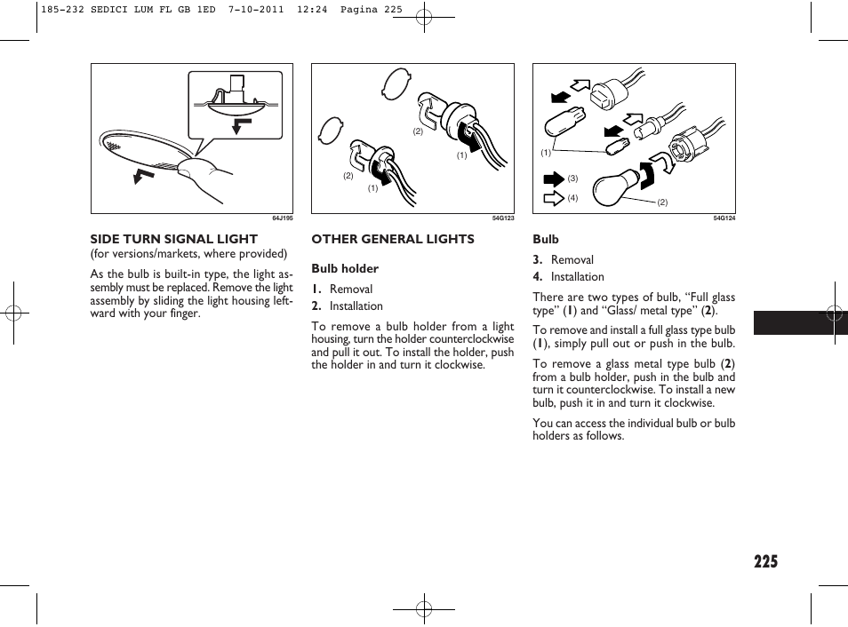 FIAT Sedici User Manual | Page 229 / 279