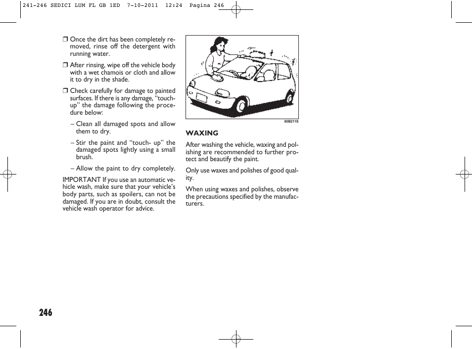 FIAT Sedici User Manual | Page 250 / 279