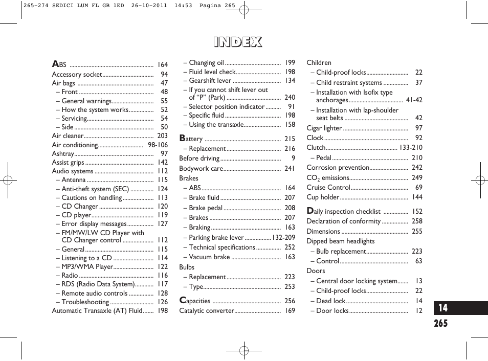 274_sedici_lum_fl_gb_1ed.pdf | FIAT Sedici User Manual | Page 269 / 279