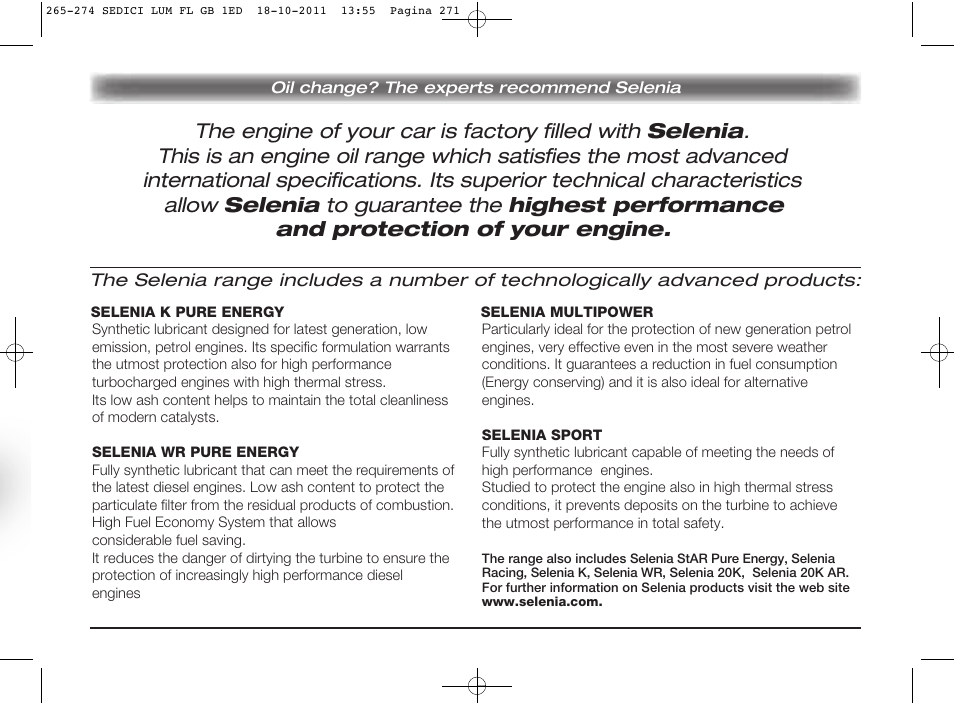 FIAT Sedici User Manual | Page 275 / 279