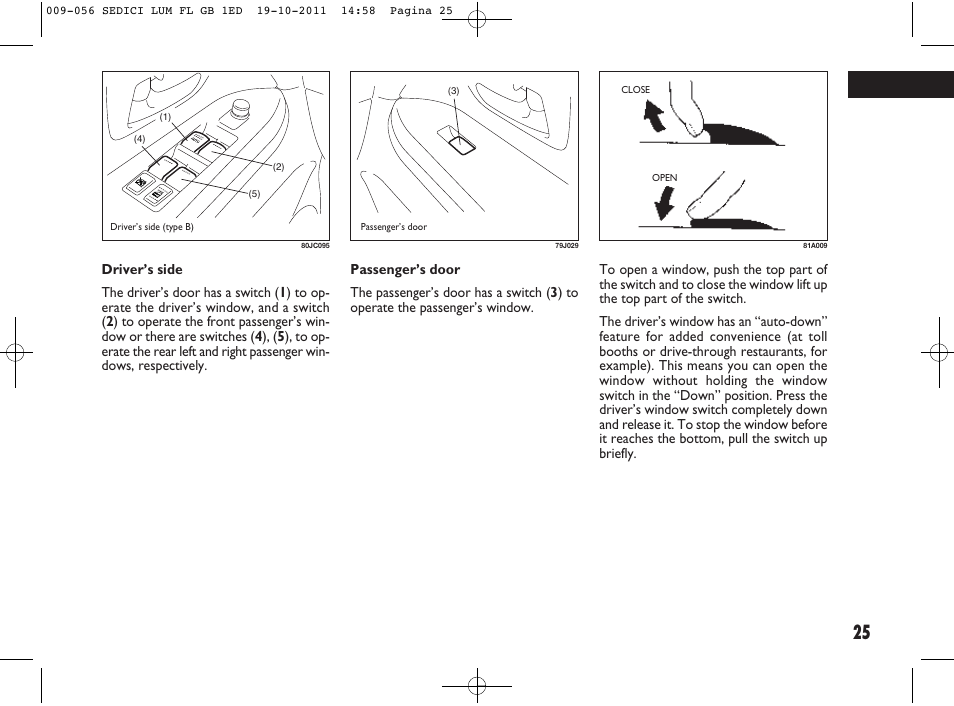 FIAT Sedici User Manual | Page 29 / 279