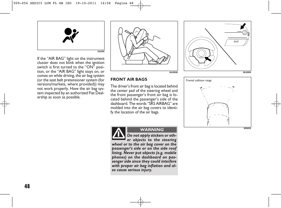 FIAT Sedici User Manual | Page 52 / 279