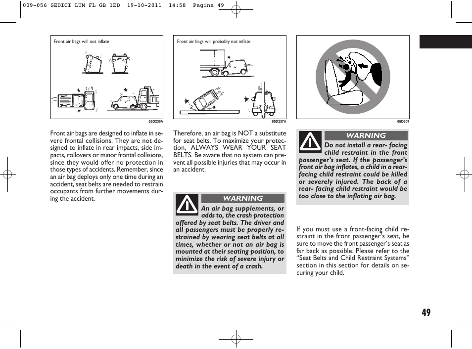 FIAT Sedici User Manual | Page 53 / 279