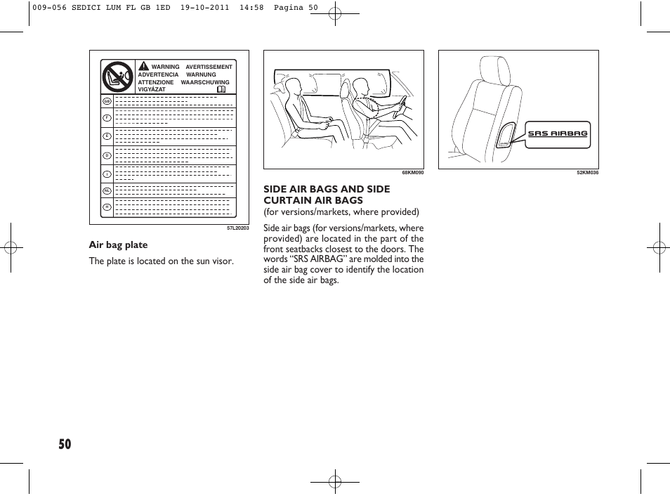 FIAT Sedici User Manual | Page 54 / 279